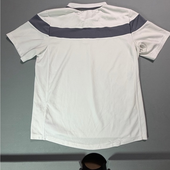 Adidas Men's White Polo with Gray Accents men’s large - Picture 6 of 6